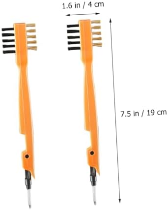 FOMIYES 2pcs Window Groove Cleaning Brush Multi-Function Home Tool
