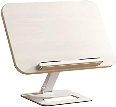 Ergonomic Adjustable Book Stand for Cookbook and Tablet Silver