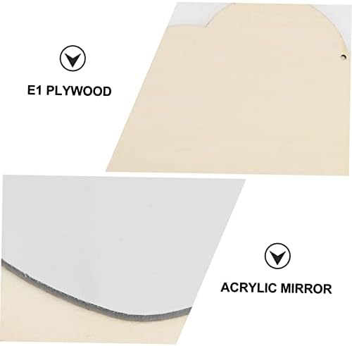 ULTECHNOVO Unbreakable Acrylic Decorative Bathroom Mirror