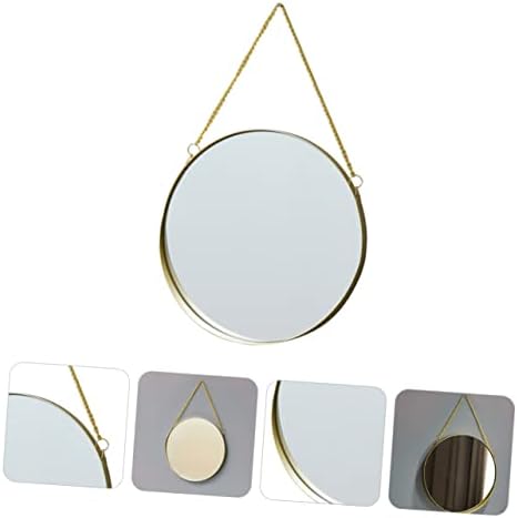 Gogogmee Wall-Mounted Vanity Mirror Round Hanging