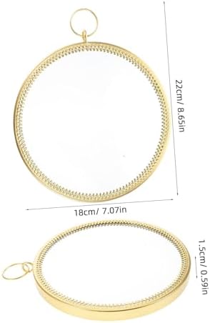 Ciieeo Gold Ring Wall-Mounted Mirror
