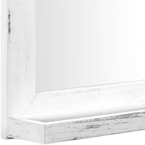 QDSSDECO 16x20 Farmhouse Wall Mirror with Shelf