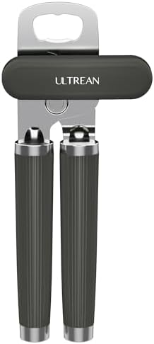 Ultrean Manual Can Opener with Soft Touch Handle