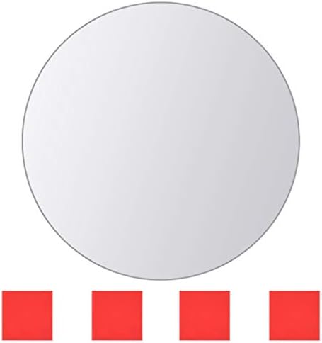 8pcs Frameless Round Mirror Set for Vanity Bedroom Living Room