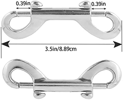 LOFIR Bolt Snaps Double Ended Hook 35 Inch 10 Pcs Fasteners