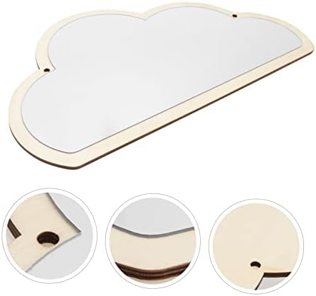 Zerodeko Cloud Shaped Acrylic Wall Mirror