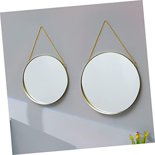 BIUDECO Round Wall Mounted Makeup Mirror
