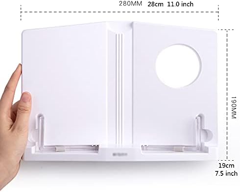 XIAOSAKU Adjustable Cookbook Stand with Hole