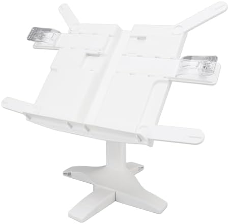 Mumusuki Adjustable Cookbook Stand with Page Clips