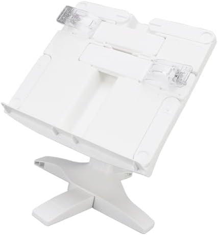 Mumusuki Adjustable Cookbook Stand with Page Clips