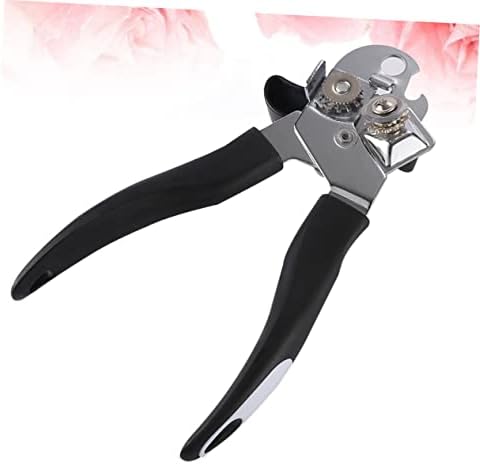 1pc Electric Tin Lid Opener Jar Opener Stainless Black