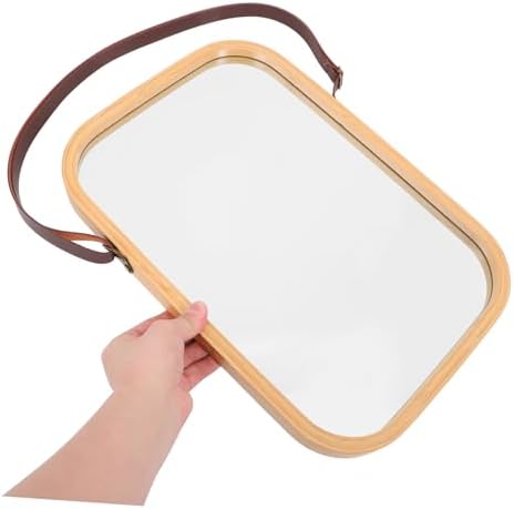 NIYANGLE Wall Mounted Rectangular Mirror Modern Vanity