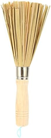 Tomotato Wooden Wok Brush for Kitchen Cleaning