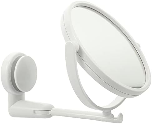 Garneck Wall Mounted Folding Rotating Makeup Mirror 1