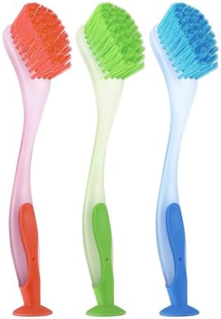 3-Piece Plastic Dish Cleaning Brush Set