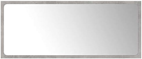 Bathroom Mirror Concrete Gray 354x146 Inch Wall Mounted