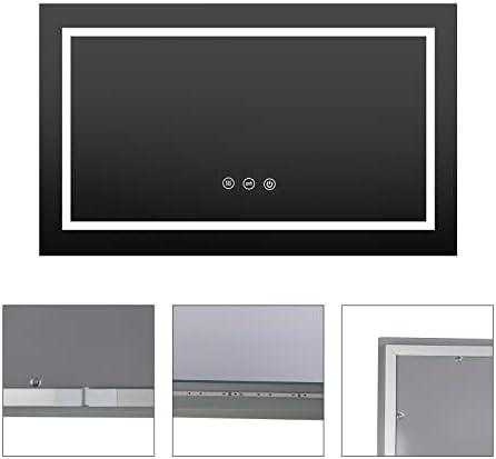 MEILLEUREVIE Bathroom Mirror 24x40 LED with Double Light and Anti-Fog