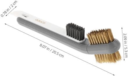 SEWOART Kitchen Brush with Metal Scraper for Stove Cleaning 1