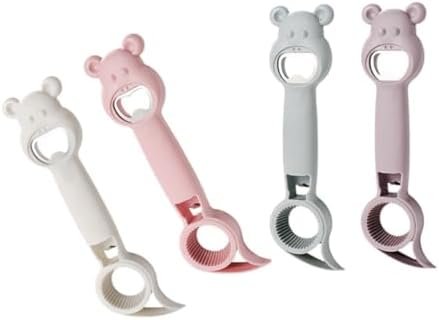 KICHOUSE 4 Pack Multi-Function Jar Opener Set