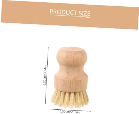 SOESFOUFU Wooden Handle Multipurpose Cleaning Brush Set