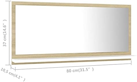 YITHOPI Contemporary Rectangle Wall Mirror 1