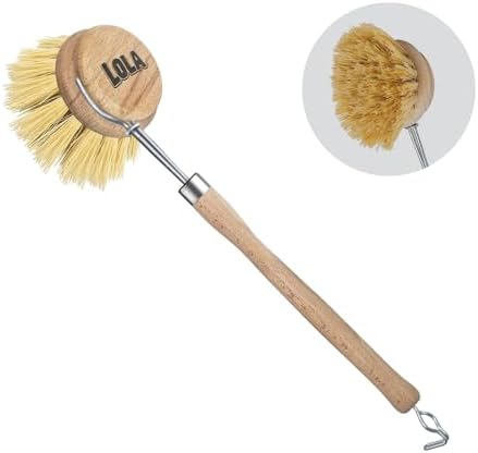 Lola Original Tampico Vegetable Dish Brush 3 Head