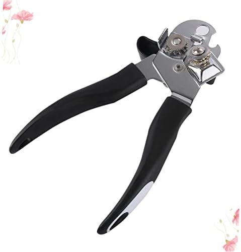 1pc Electric Tin Lid Opener Jar Opener Stainless Black