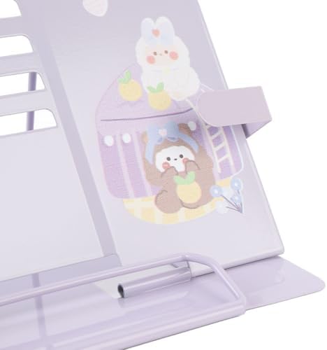 Adjustable Book Holder with Exquisite Pattern Design