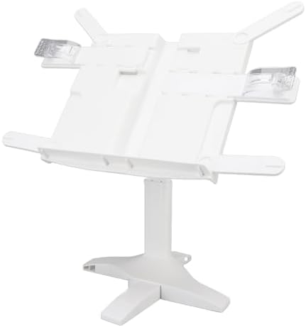 Mumusuki Adjustable Cookbook Stand with Page Clips