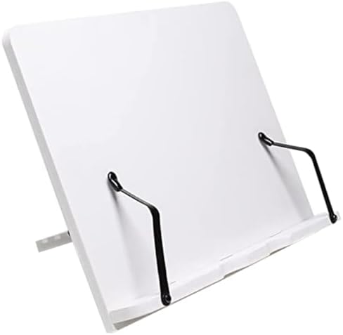 STOBOK Adjustable Wooden Book Stand for Recipes and Reading