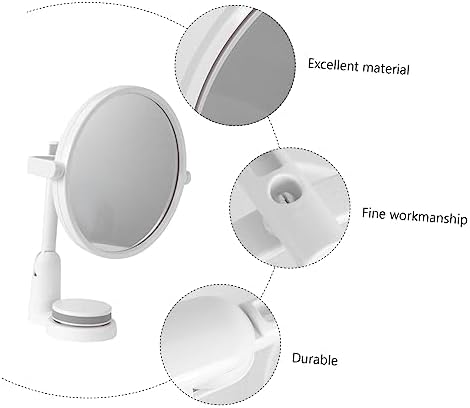 Folding Vanity Wall Mirror No Drilling Easy Install