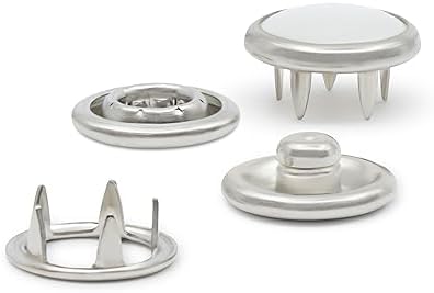 Dritz Pearl Snap Fasteners Size 16 12-Count White