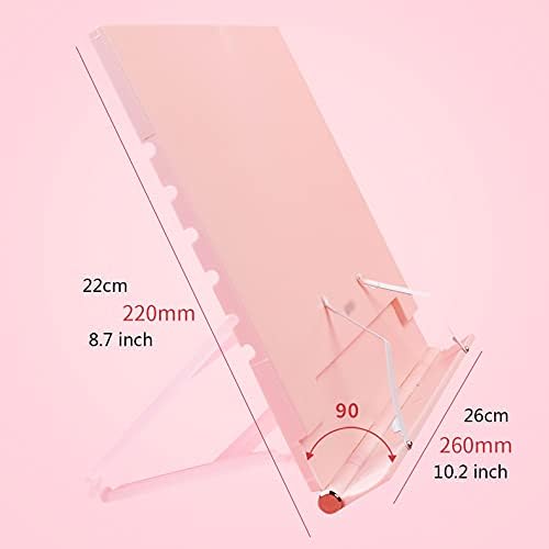 Yuidaaavzz Foldable Book Stand for Desk Reading