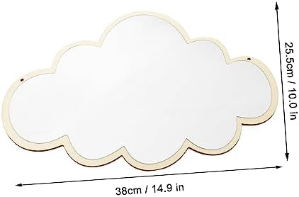 Hanging Cloud Vanity Mirror with Chain Minimalist Design