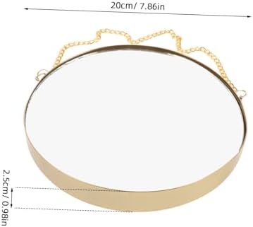 GLEAVI Wall Mounted Decorative Mirror with Hanging Design