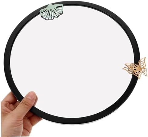 Healvian Wall-Mounted Round Mirror for Bathroom and Vanity Use