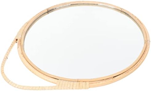 DECHOUS Wall Hanging Rattan Decor Mirror