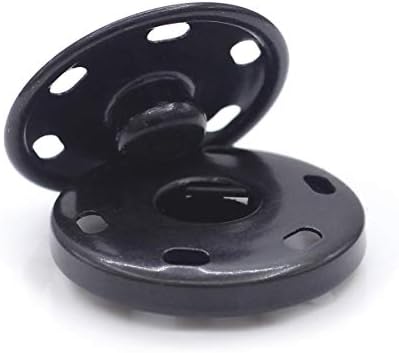 Enosea 55 Sets Sew-on Snap Buttons 4 Sizes Metal Fasteners