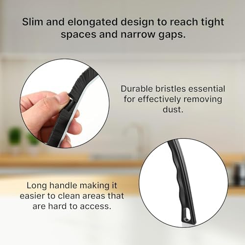 4 Pcs Crevice Cleaning Brush Set with Durable Bristles