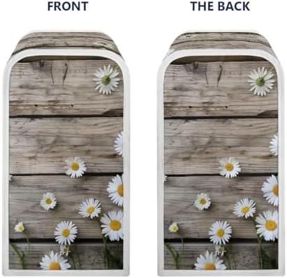 Fuojuvelie Small Kitchen Appliance Cover Wood Daisy Dust Protector