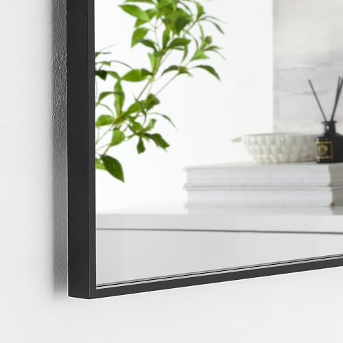 Bonverre 55x30 Inch Black Wall Mirror