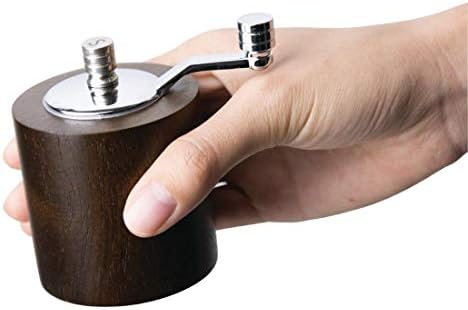 Olympia Dark Wood Salt and Pepper Mill Set