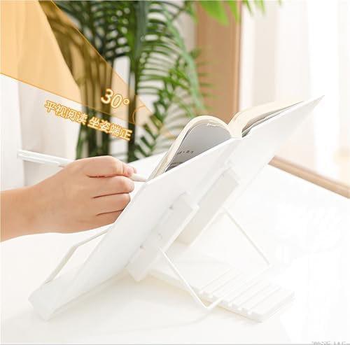 QUQUQ Cookbook Holder Universal Reading Stand White