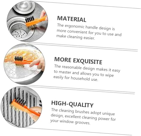 Ipetboom 2pcs Steel Tile Cleaning Brush for Bathroom and Window Grooves 1