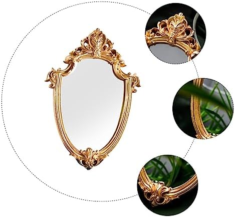 BESPORTBLE Decorative Wall Mirror with Gold Frame