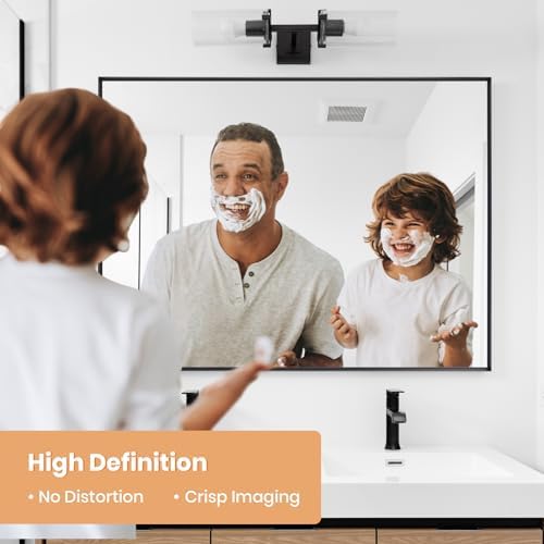 Melodieux Wall Vanity Mirror 30x40 Black 1
