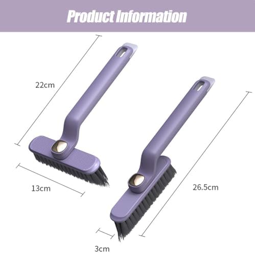 Drkicsy 2PCS Rotating Crevice Cleaning Brush Set - White