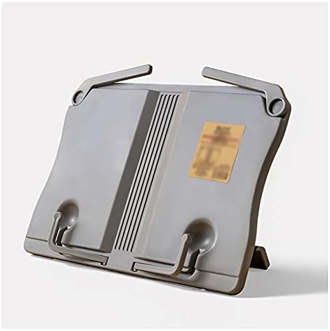 Yuidaaavzz Sturdy Gray Book Stand Holder for Reading