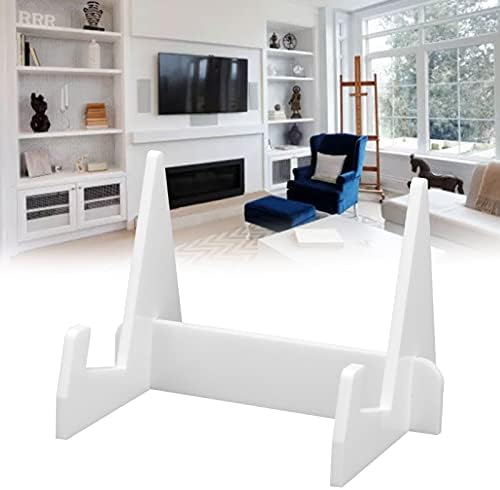 Jwthee Acrylic Desk Bookshelf Organizer Stand White