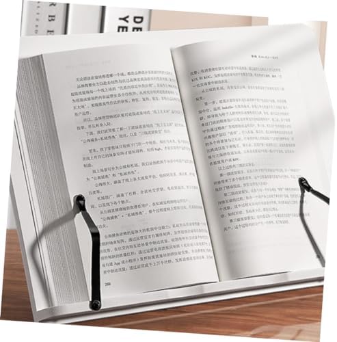 Elegant Wooden Book Display Stand with Adjustable Holders